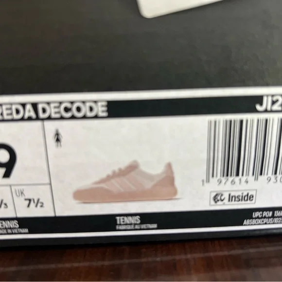 Adidas Barreda Decode Pink and White Sneakers with Suede and Mesh - Picture 6 of 13